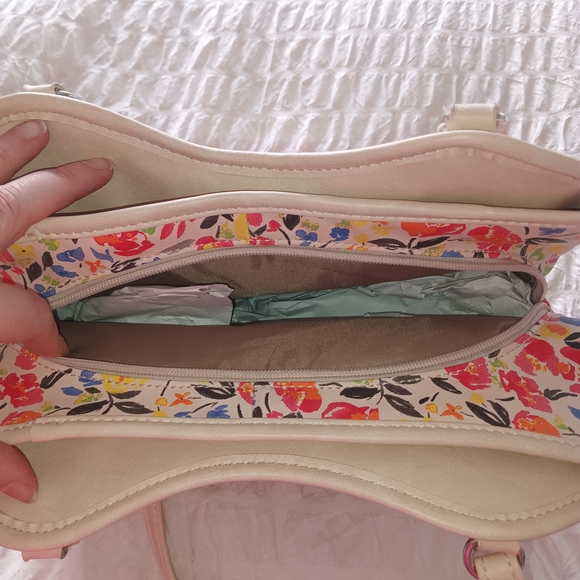 Multicolor Floral Women's Shoulder Bag - Picture 4 of 14